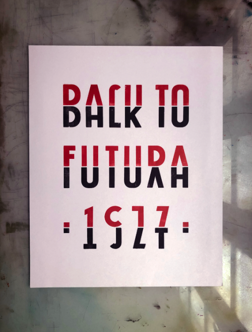 Back to Futura / Typography Rules